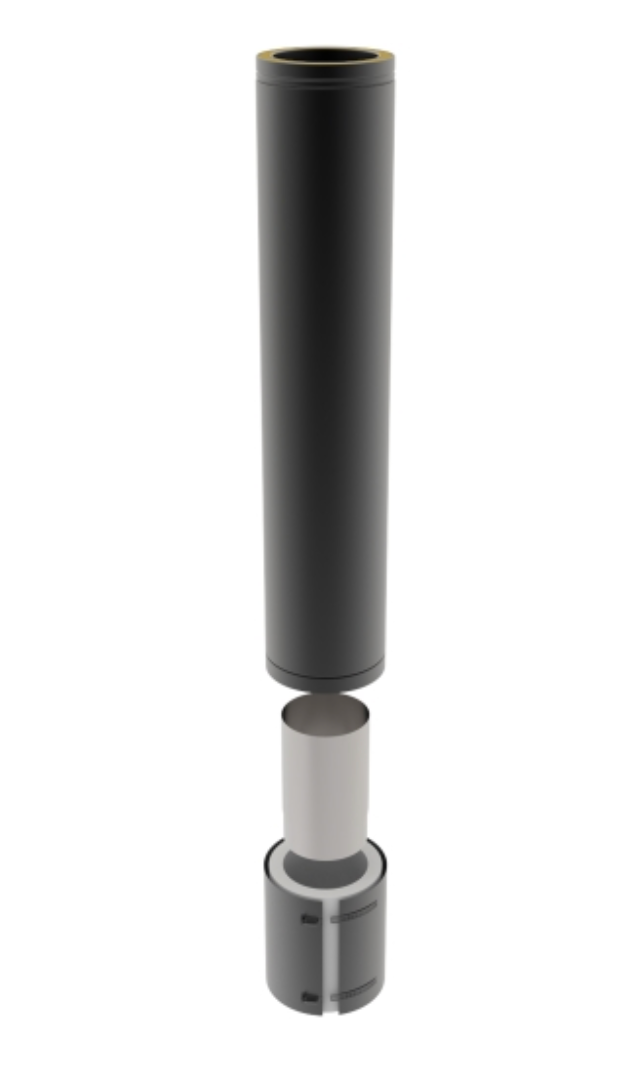 TWPro MB - Adjustable Connecting Pipe 1000mm - Ø 150