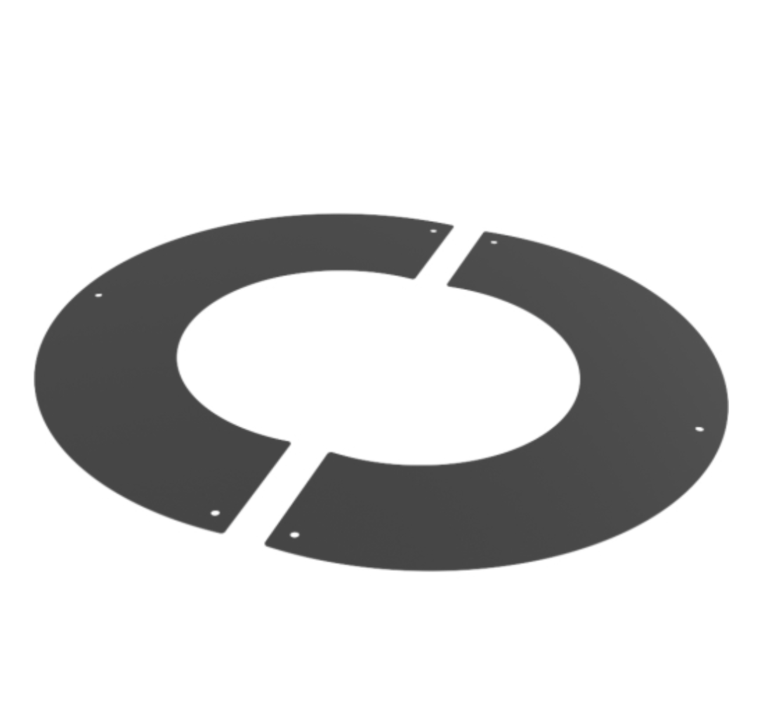 TWPro MB - 2pc. Round Fixed Finishing Plate 90º - Ø 125