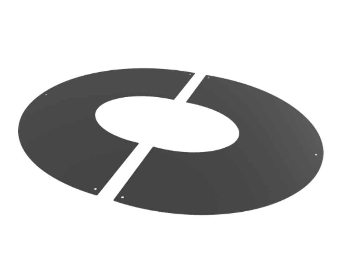TWPro MB - 2pc. Round Fixed Finishing Plate (150) 45º - Ø 150