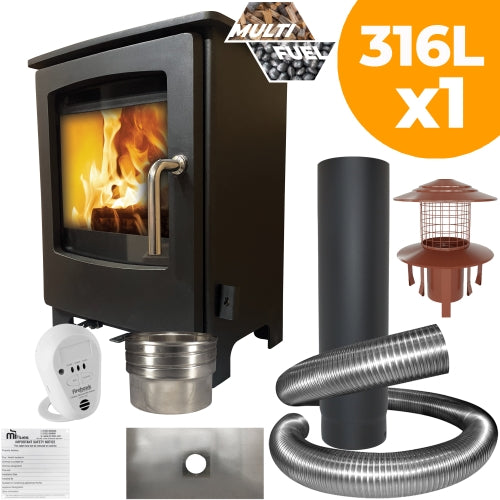 Mi Fires Solway Small Multifuel Kit