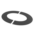 TWPro MB - 2pc. Round Fixed Finishing Plate 45º - Ø 125