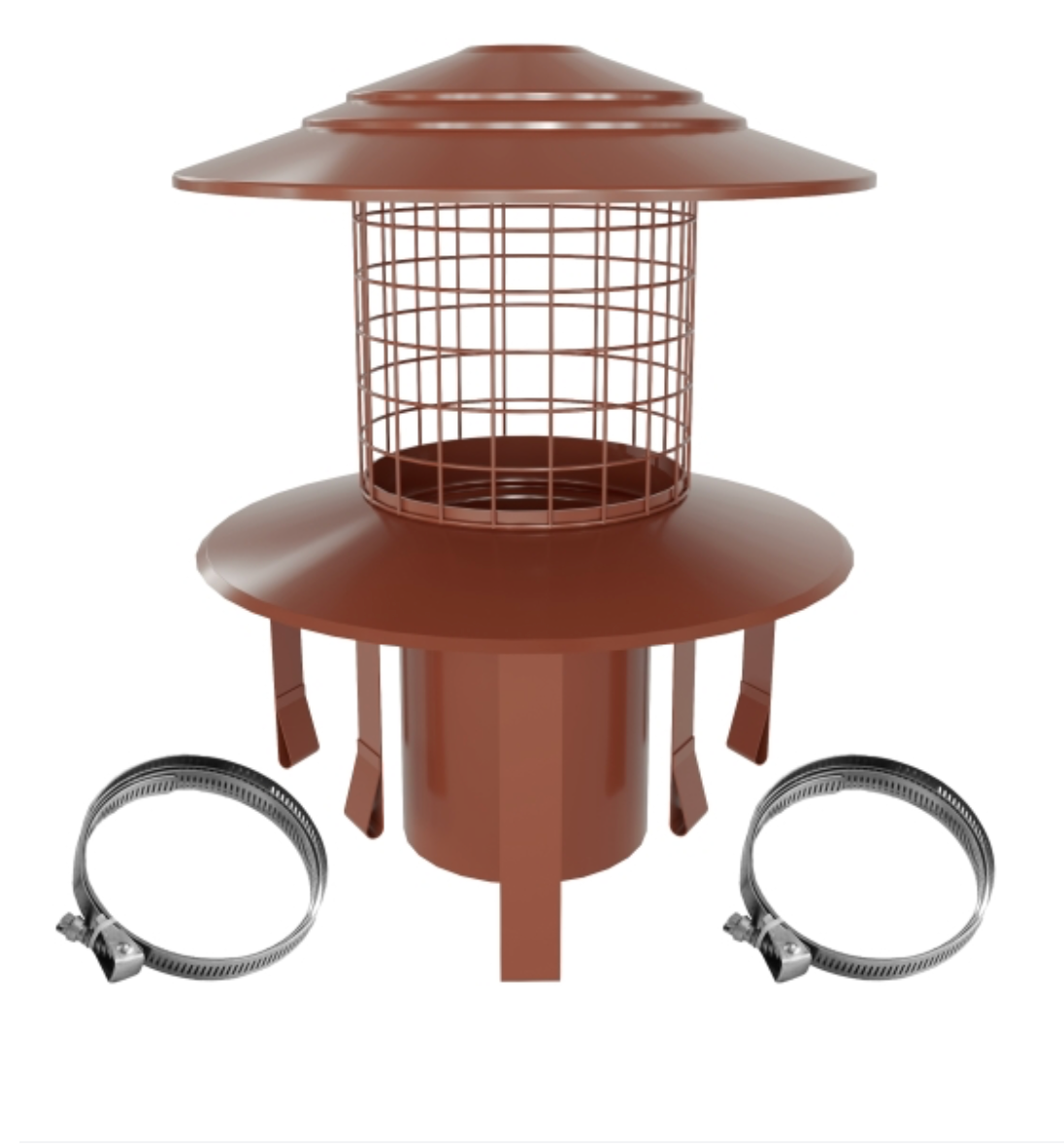 6" Terracotta Pot Hanging Cowl