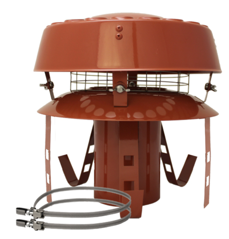 Pot Hanger with AD Cowl (Terracotta) - Ø150