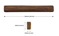 48" Oak Beams 200m x 100mm