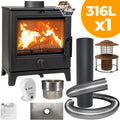 Mi-Fires Derwent Multi fuel installation pack