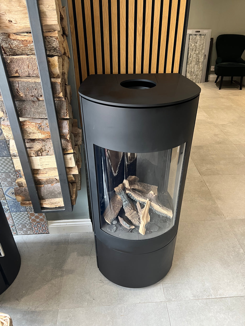 Dru Convexo Balanced Flue Freestanding Gas Stove Unboxed Model RRP £4730