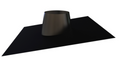 Lead Free Flashing 0° to 20°, Black Cone, Black Base - Ø200