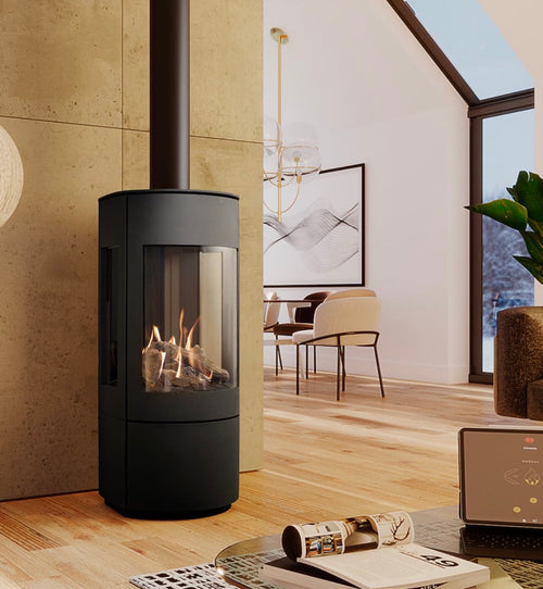 Dru Convexo Balanced Flue Freestanding Gas Stove Unboxed Model RRP £4730