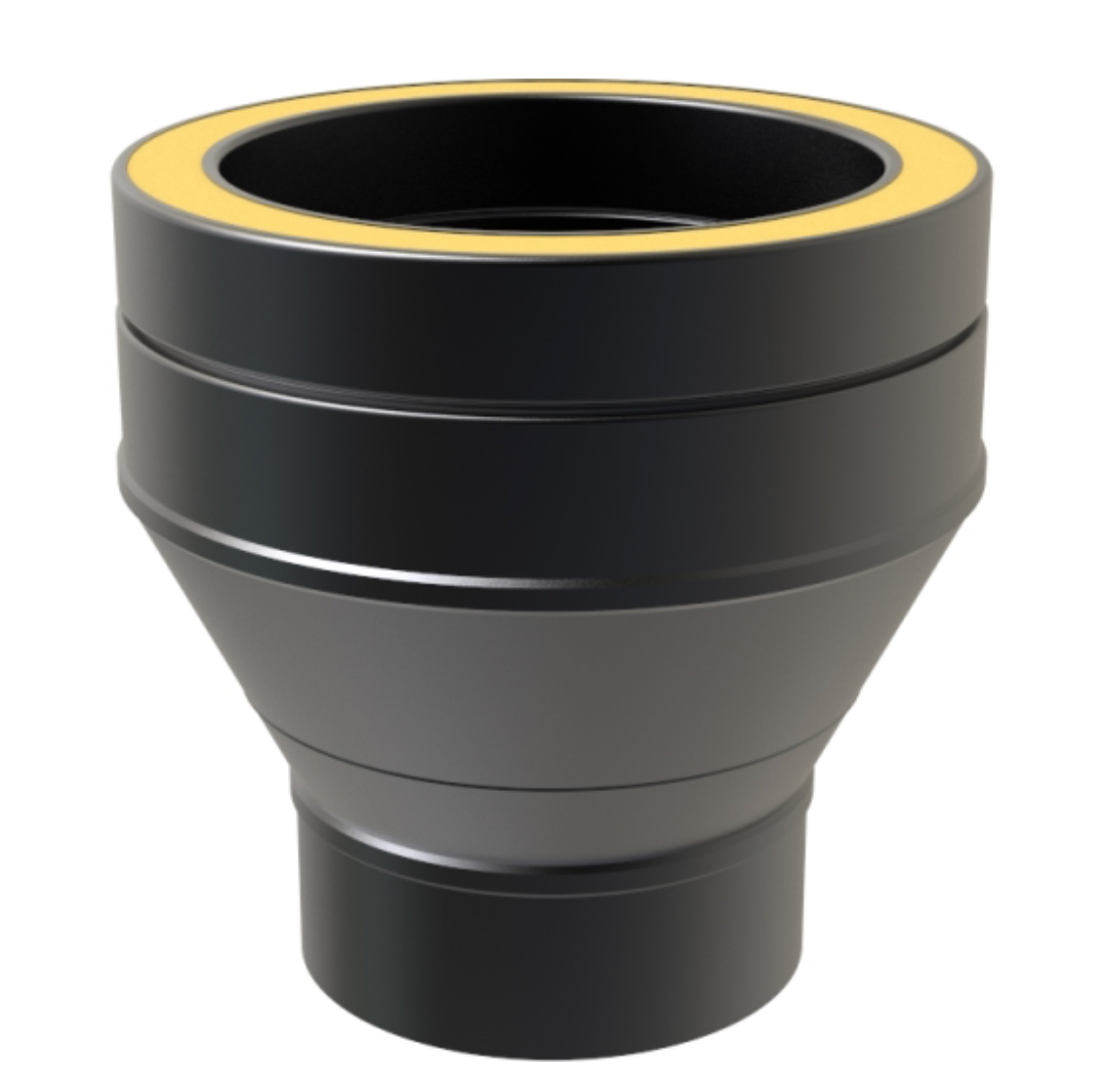 TWPro MB - Single Wall to Twin Wall Increaser - Ø 125-150mm