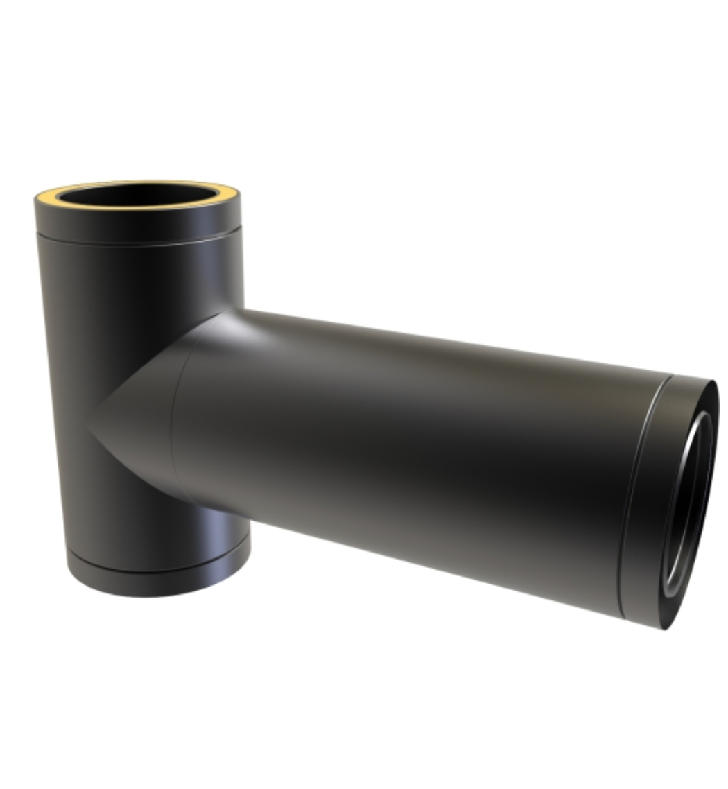TWPro MB - Long 90º Tee (450mm) - Ø 125