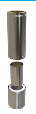 TWPro MB - Adjustable Connecting Pipe 500mm - Ø 125
