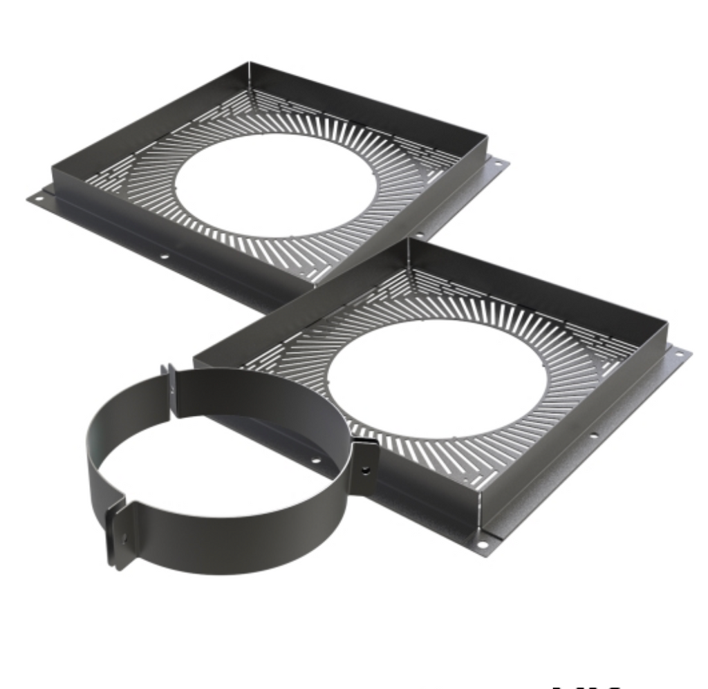 TWPro MB - Ventilated Firestop Support Kit (MB) - Ø 150