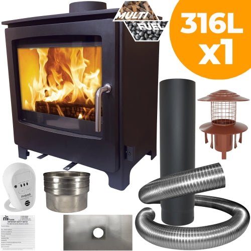 Mi-Fires Large Solway with installation kit