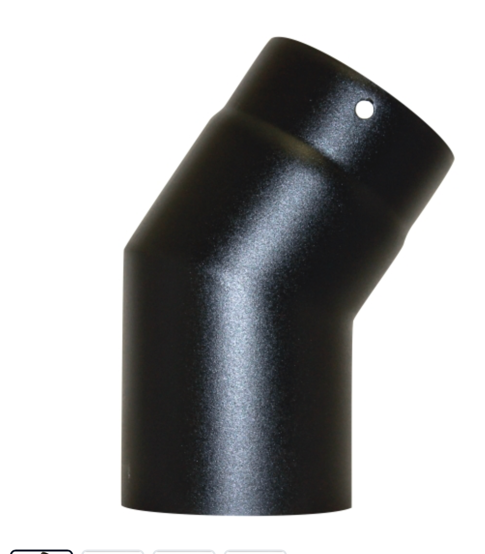 VIT-Smooth - Smooth 33° Elbow - Ø150mm