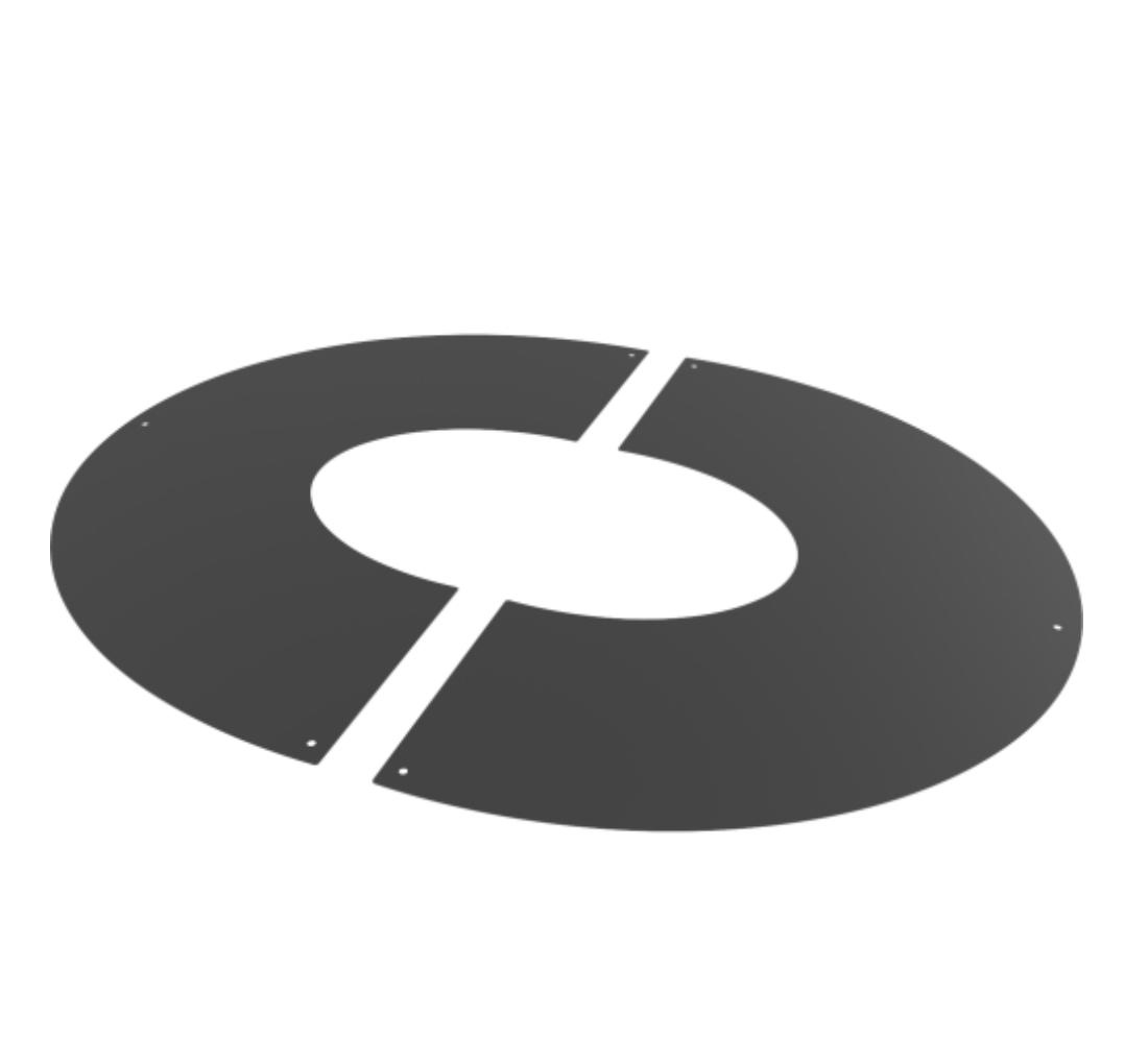 TWPro MB - 2pc. Round Fixed Finishing Plate (150) 45º - Ø 125