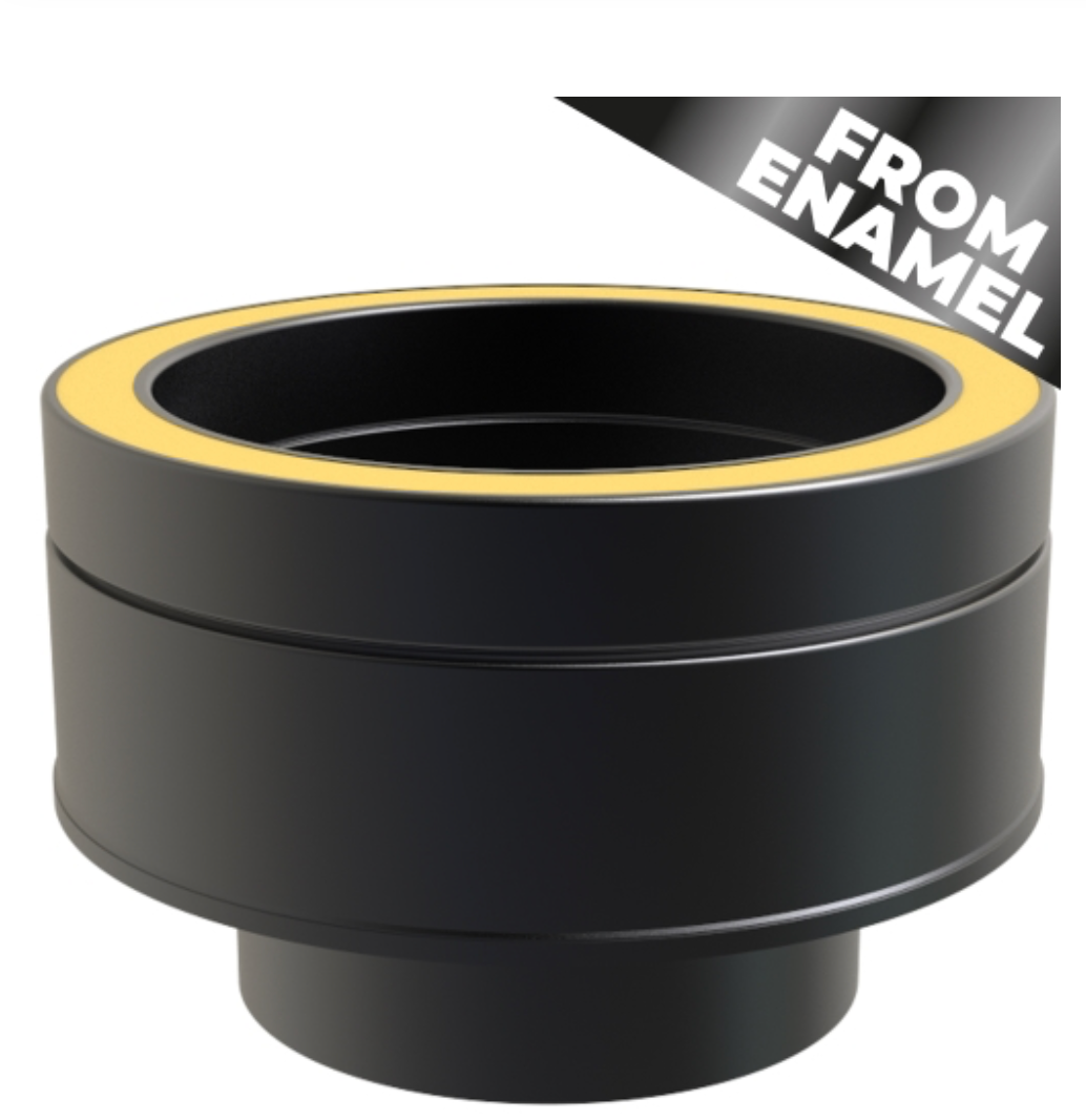 TWPro MB - FROM ENAMEL Flat Increasing Adaptor - Ø 125-150mm