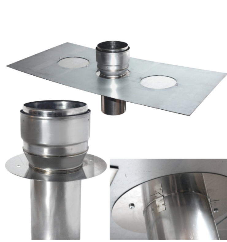 Screw-FIX Register Plate Adaptor - Ø125