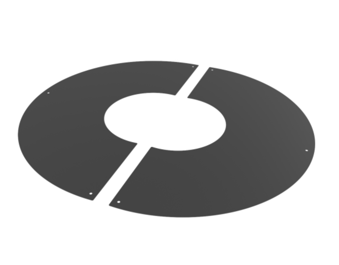 TWPro MB - 2pc. Round Fixed Finishing Plate (150) 90º - Ø 150
