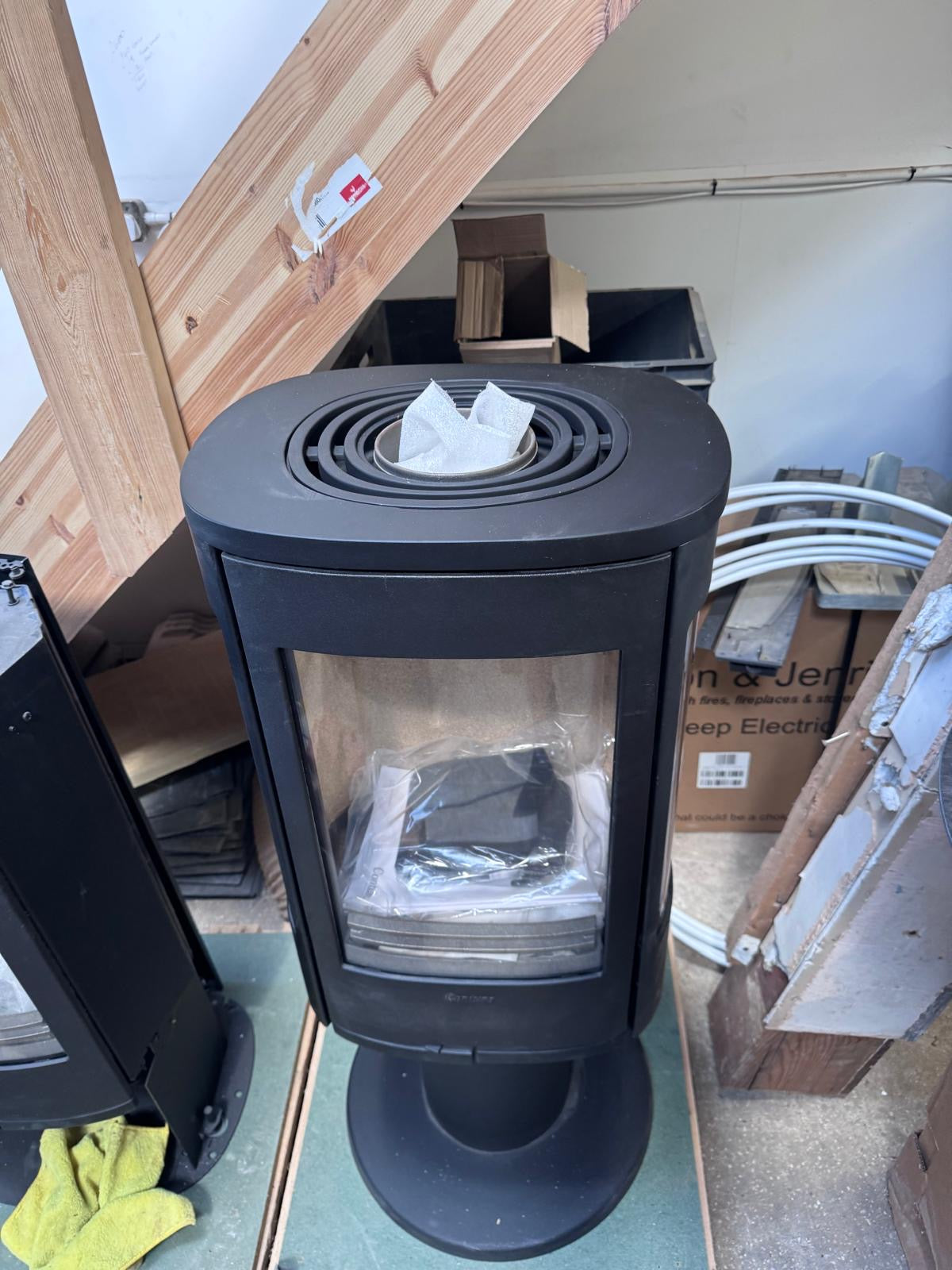 Contura 886 Style Cylinder Wood Burning stove pedestal New Unboxed Model