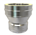 TWPro - Single Adaptor (Flex) to Double - 150 Ø