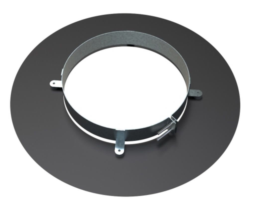 TWPro MB - Round Magnetic Finishing Plate (150) 90º - Ø 150