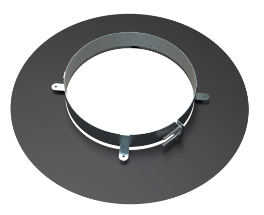 TWPro MB - Round Magnetic Finishing Plate (150) 90º - Ø 150