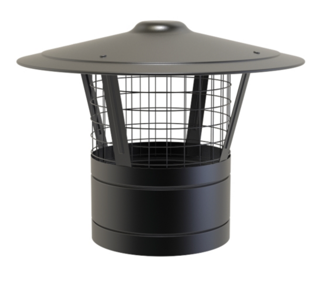 TWPro MB - Rain Cap with Mesh - Ø 125