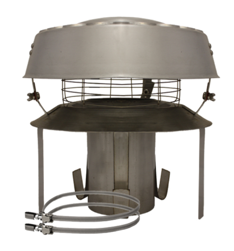 Pot Hanger with AD Cowl - Ø150