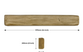 54" Ceramic Beams In Grey, Light Oak Or Dark Oak