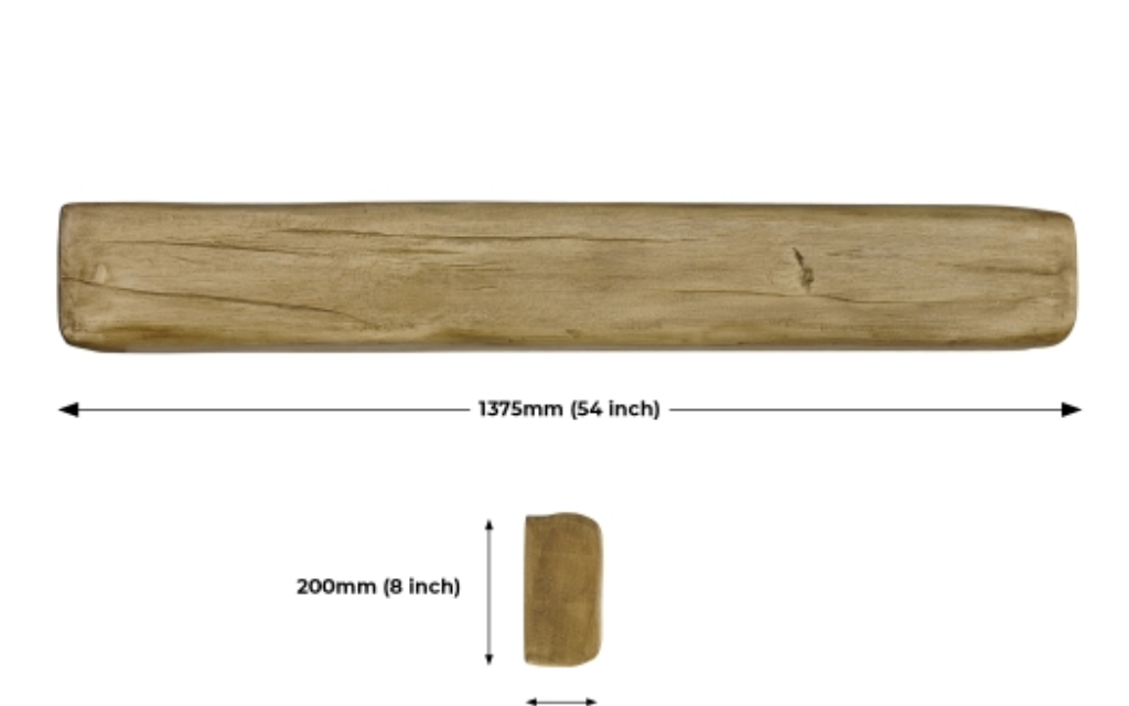 54" Ceramic Beams In Grey, Light Oak Or Dark Oak