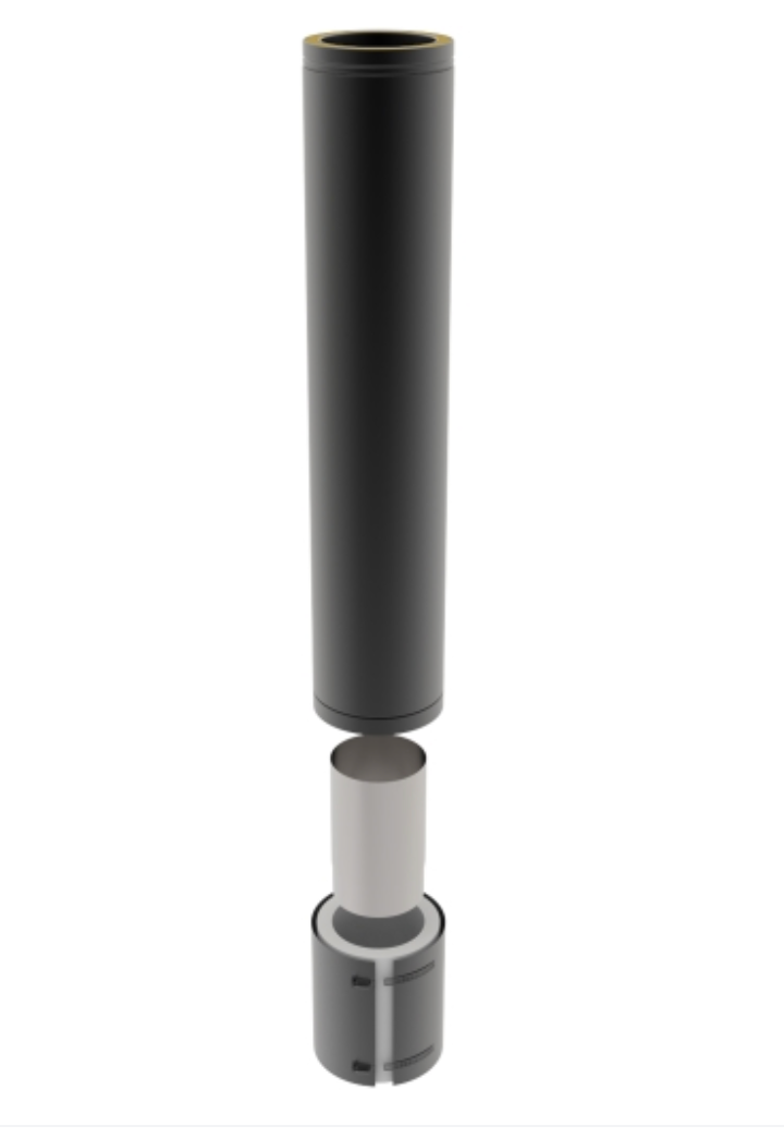 TWPro MB - Adjustable Connecting Pipe 1000mm - Ø 125