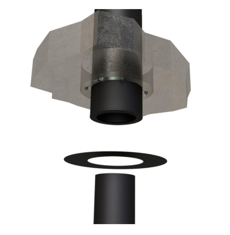 TWPro MB - Round Magnetic Finishing Plate (150) 90º - Ø 125