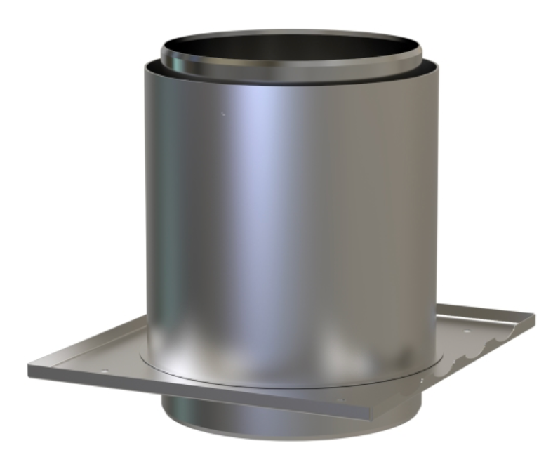 Top Hat Adaptor 1mm - Ø150