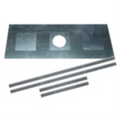 Register Plate  1000x400, 2 access hole