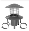 5" Stainless Pot Hanging Cowl