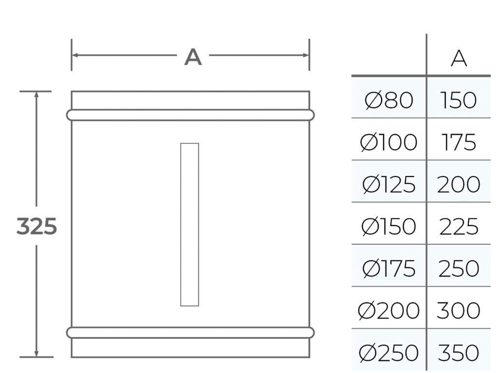 TWPro - Wall Sleeve - Ø 125
