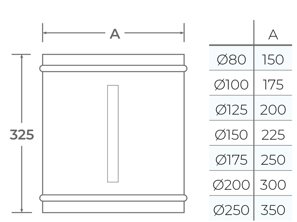 TWPro - Wall Sleeve - Ø 125