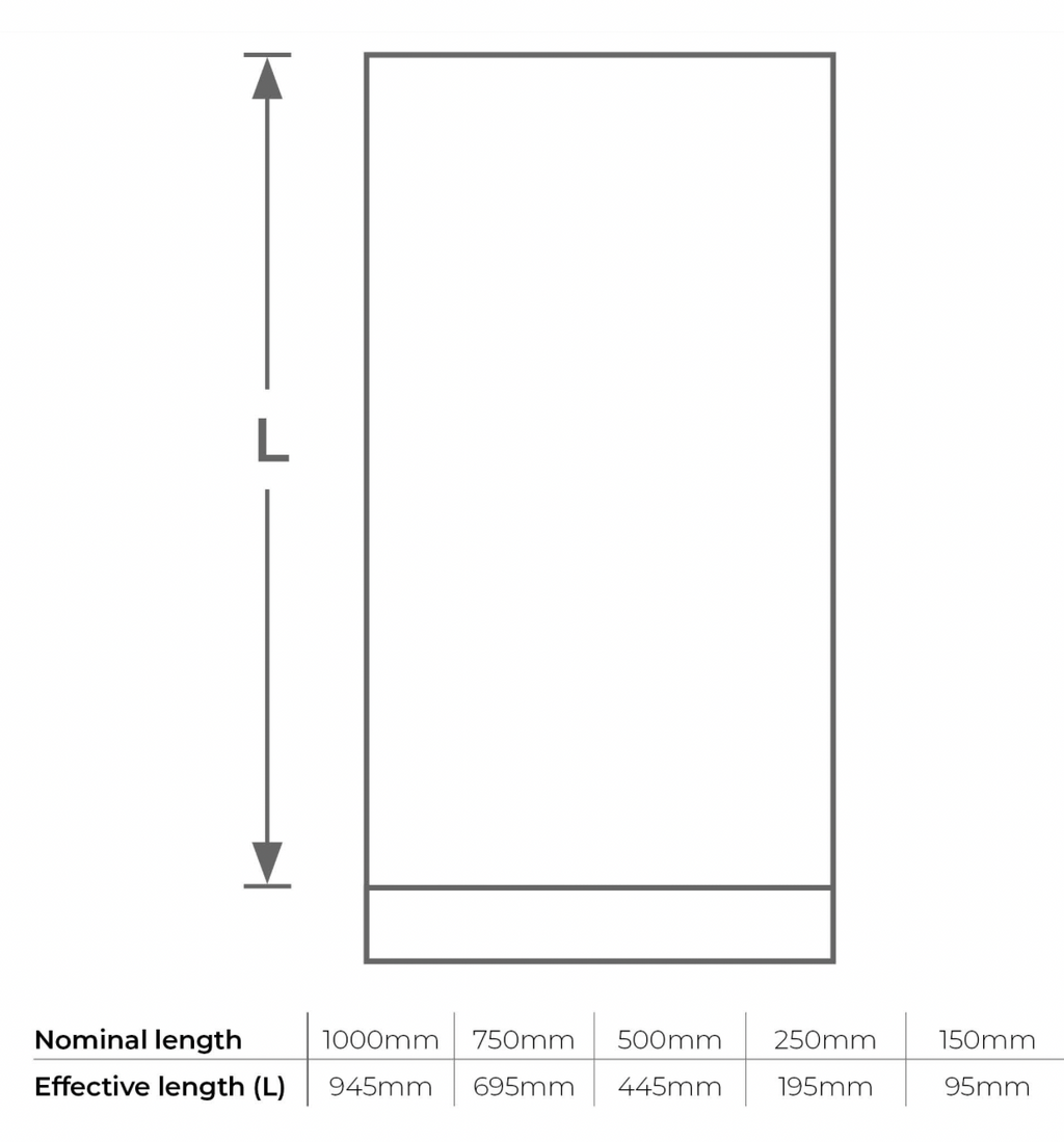 5" 500mm Vit With Door