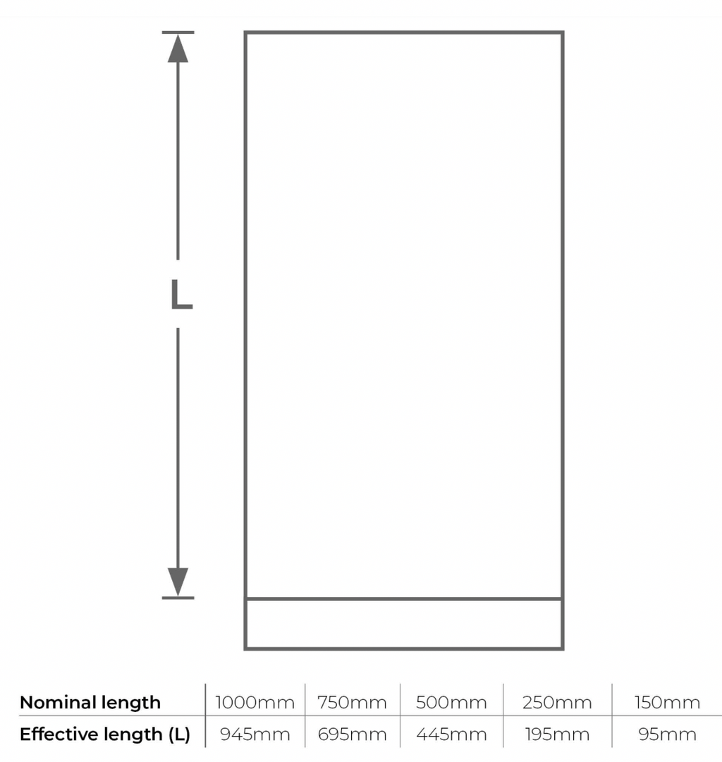 VIT-Smooth - 1000mm Pipe with Door - Ø150mm
