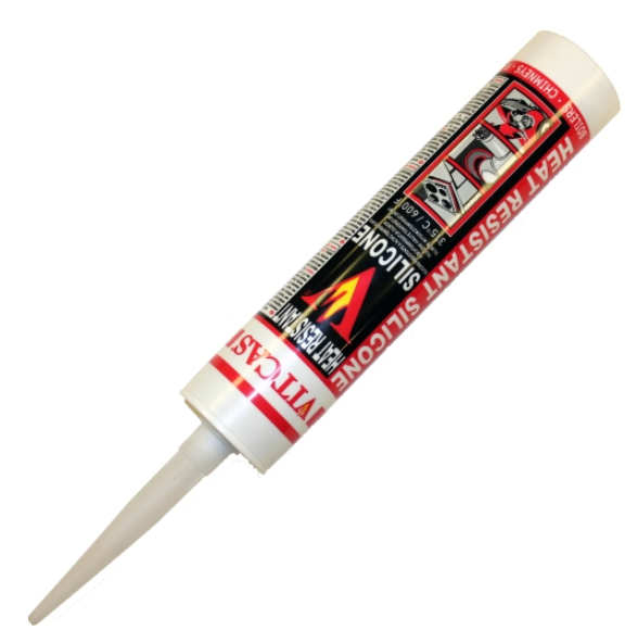 BLACK Fortafix HT Flexseal Silicone - 300ml Cartridge
