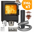 Mi-Fires Large Tinderbox with Installation kit