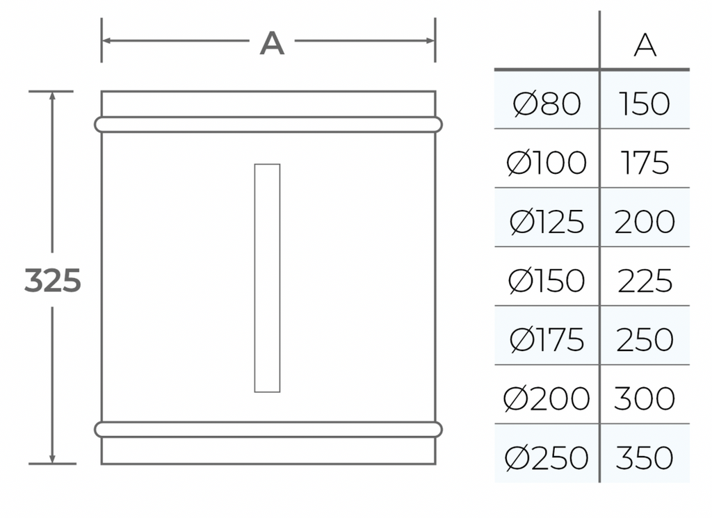 TWPro - Wall Sleeve - Ø 150