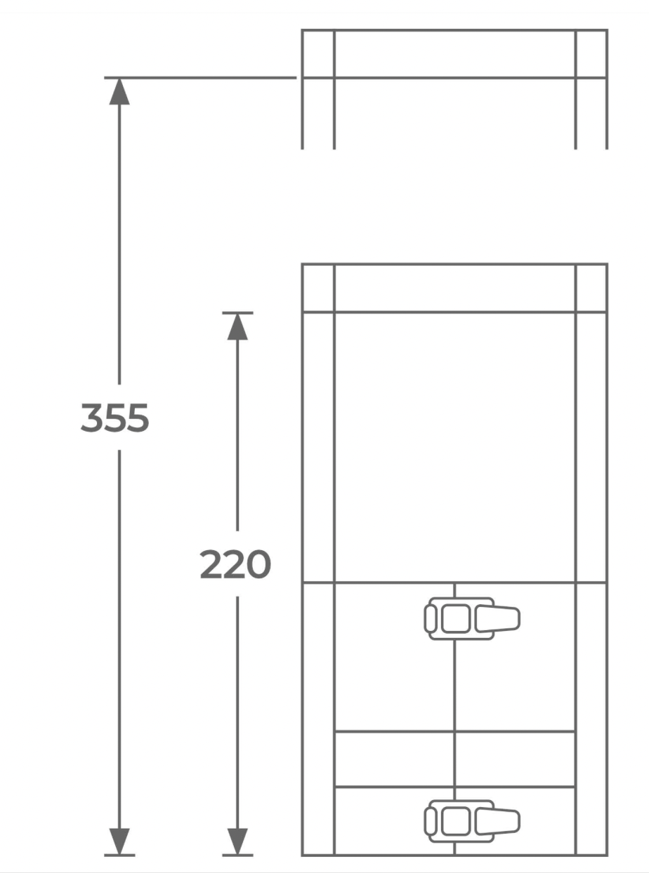 TWPro MB - Adjustable Connecting Pipe 250mm - Ø 150
