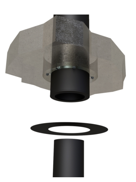 TWPro MB - Round Magnetic Finishing Plate (150) 90º - Ø 150