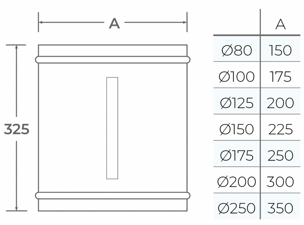 TWPro - Wall Sleeve - Ø 125