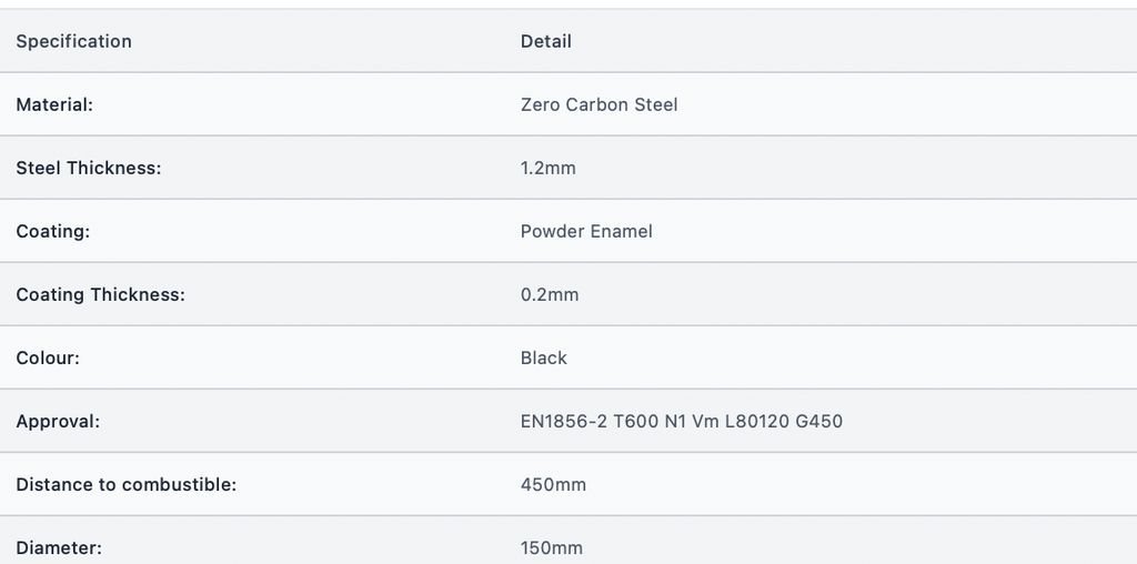 VIT-Smooth - 500mm Starter Pipe - Ø150mm